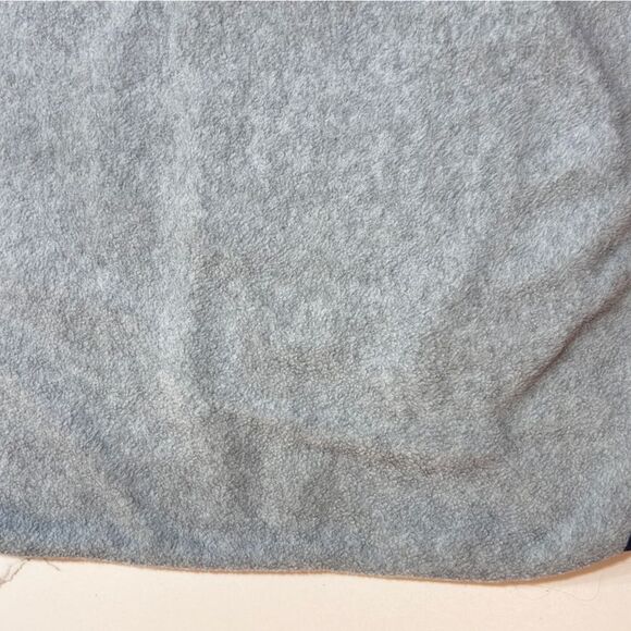 Eddie Bauer | Boys Pull Over Fleece Jacket Gray Blue 1/4 Zip Size M 10-12 - Picture 13 of 14